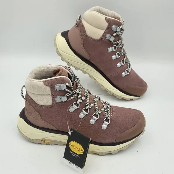 NWT Jack Wolfskin Women's Terraventure Urban Mid W Hiking Shoes, Rose/White, 5.5 - Picture 1 of 16
